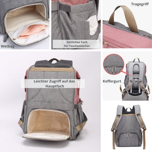 Wickelrucksack "Paris" mit USB Anschluss