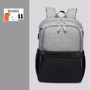 Wickelrucksack "Paris" mit USB Anschluss