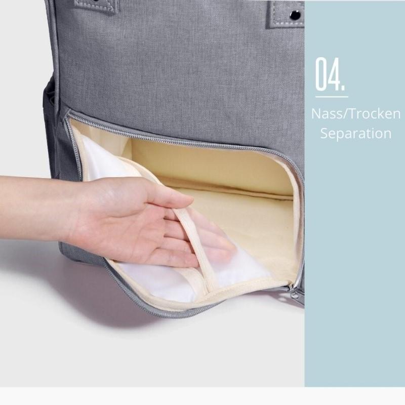 Sac à langer "Milan" avec interface USB - Kakoobags