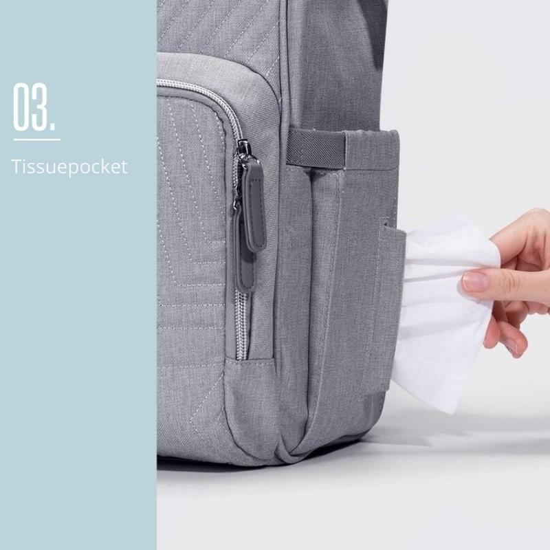 Sac à langer "Milan" avec interface USB - Kakoobags