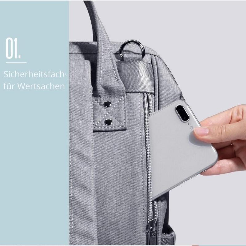 Sac à langer "Milan" avec interface USB - Kakoobags