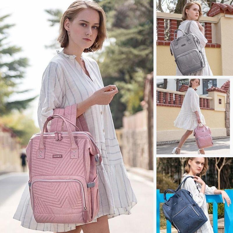 Sac à langer "Milan" avec interface USB - Kakoobags